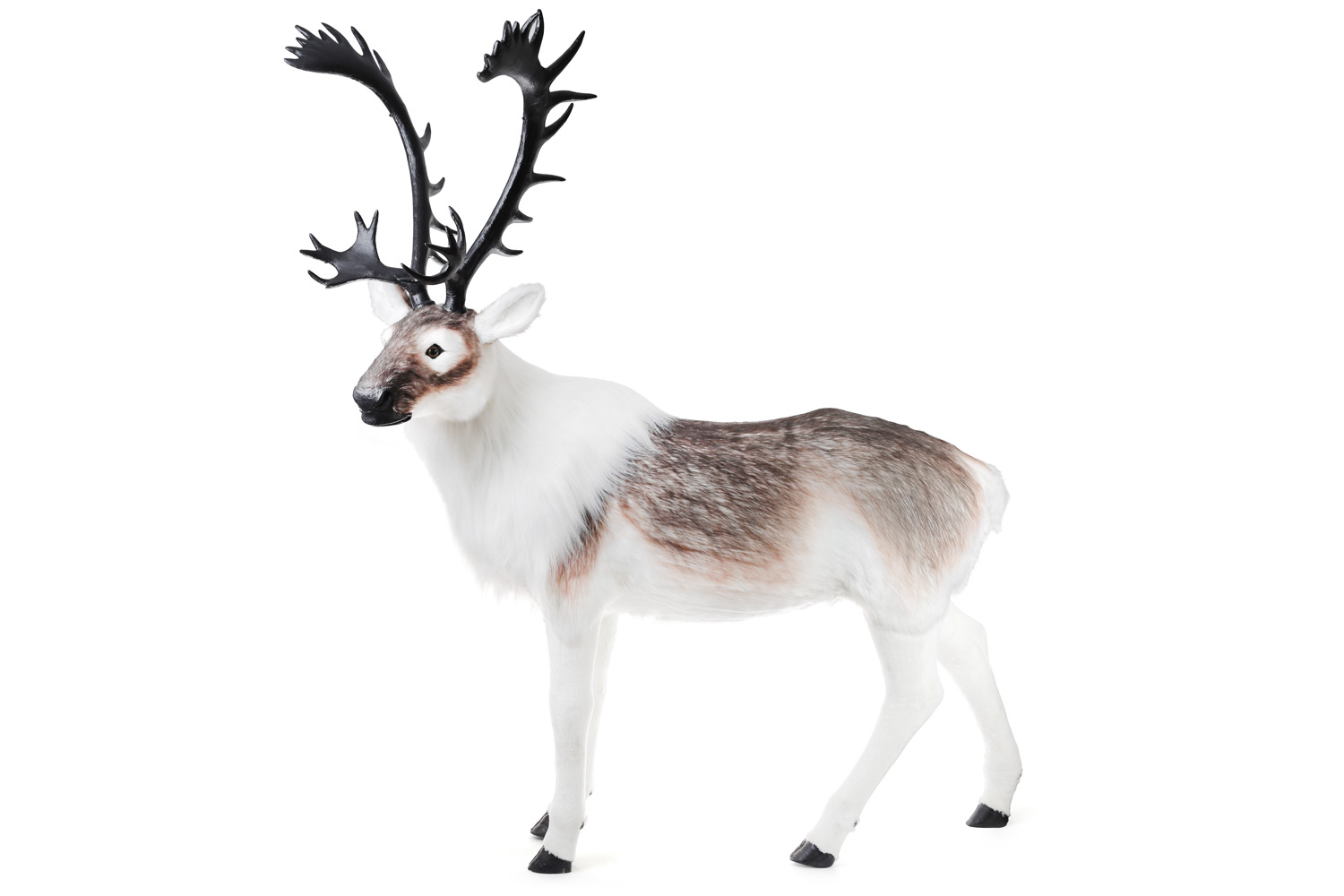 Декоративна фігура Північний олень з імітацією штучного хутра, 150*180см