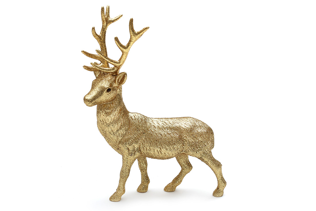 Новорічна декоративна фігура Олень, 40см
