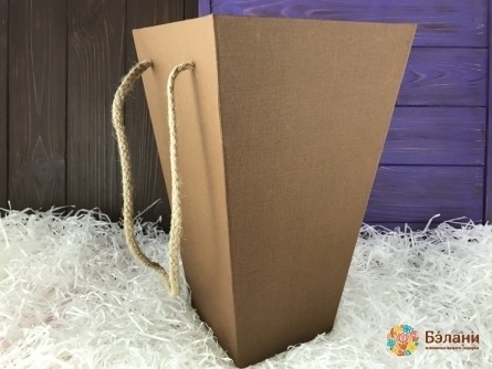 Флористическая коробка (коричневая)