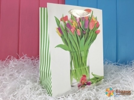 Пакет "Тюльпаны в вазе"