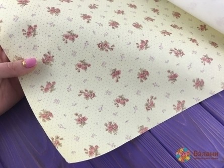 Упаковочная бумага "Китайская роза" (50/70 см)