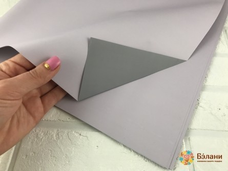Калька двухсторонняя пепельно-серая