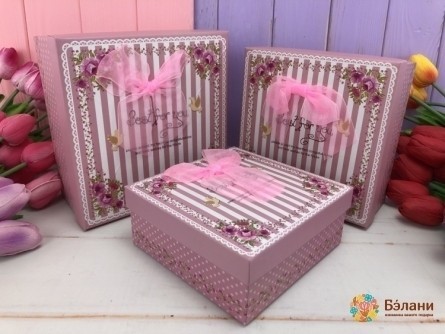 Подарочная коробка "Pink love"