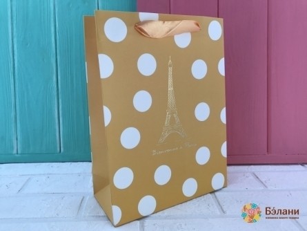 Пакет "Bonjour" желтый S