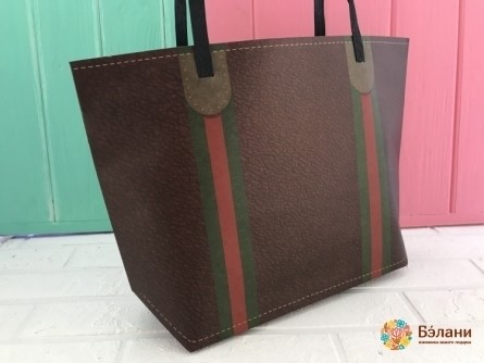 Пакет "Craft Bag" с зелеными полосами M
