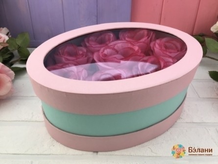 Овальная коробка "Mirror Oval" пудра