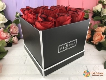 Коробка "Flower" черная