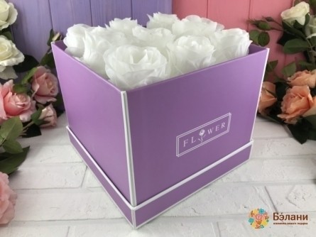 Коробка "Flower" фиолет