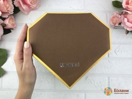 Коробка c выдвижным ящичком "Diamond" шоколад