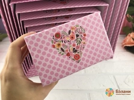Подарочная коробка 10шт "Flower love"