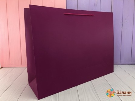 Подарочный пакет "One color" сиреневый XL