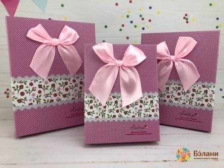 Подарочная коробка "Best for you" розовая