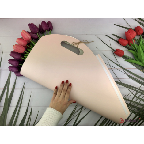 Пакет для цветов "Bloom" розовый