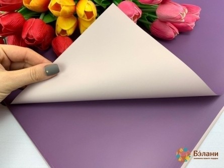 Двухсторонняя калька сиренево-лиловая