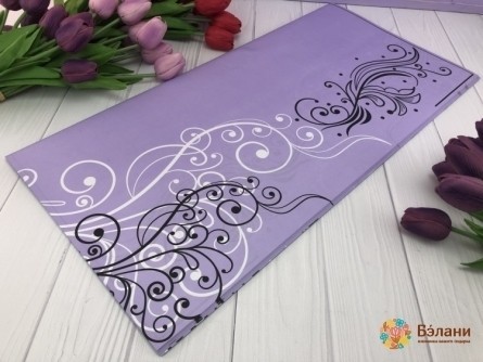 Бумага для цветов "Swirl" сиреневая