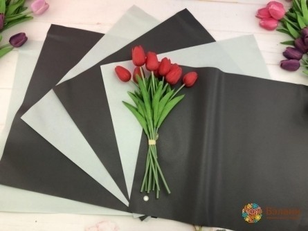 Калька "Веер" серо-сизый