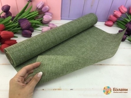 Мешковина зеленая (рулон)