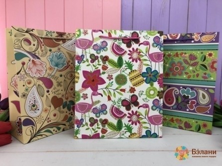 Упаковка МИКС 3 цвета "Flower Boom" S