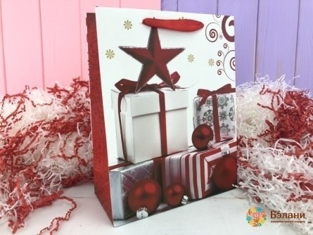 Новогодний пакет «Present» L