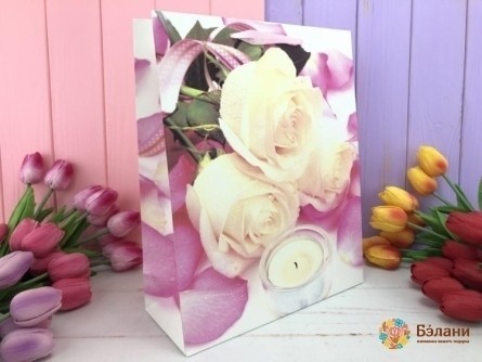 Подарочный пакет «Bouquet of roses» S