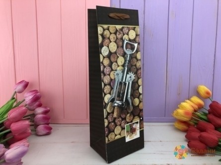 Пакет под бутылку "Cork wine"