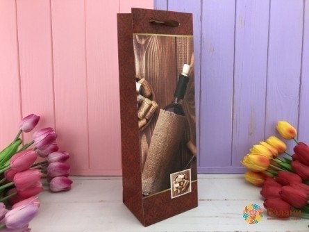 Пакет под бутылку "Cork wine"