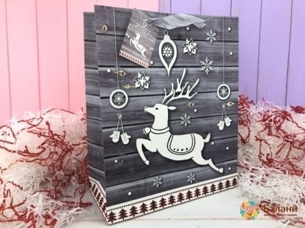 Новогодний пакет "Christmas" L