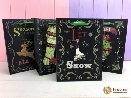 Новогодний пакет "Let snow" S