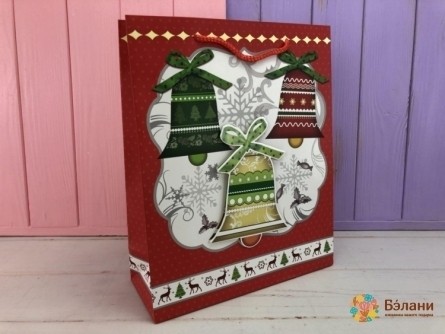 Новогодний пакет "Нарядный" S