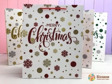 Новогодний пакет "Snow christmas" S