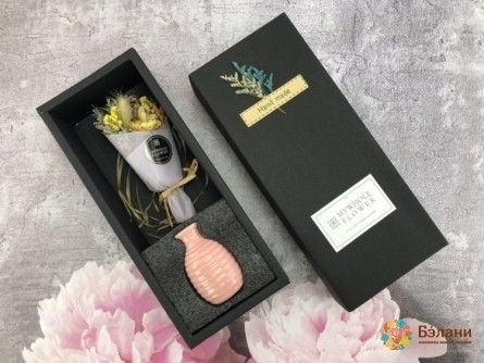 Букет комплимент "With vase #2" розовый
