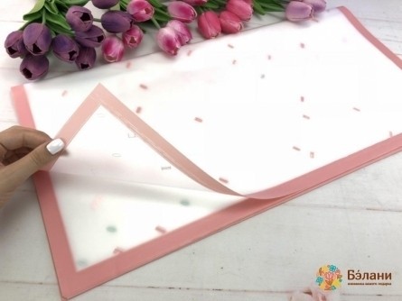 Калька для цветов "Color Letters" розовая