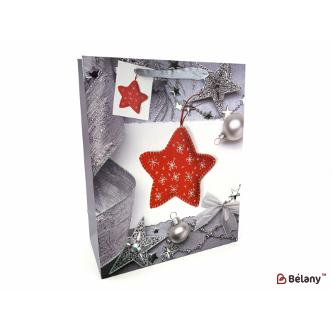 Новогодний пакет "Merry christmas" M