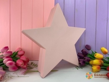 Коробка "Star" розовая