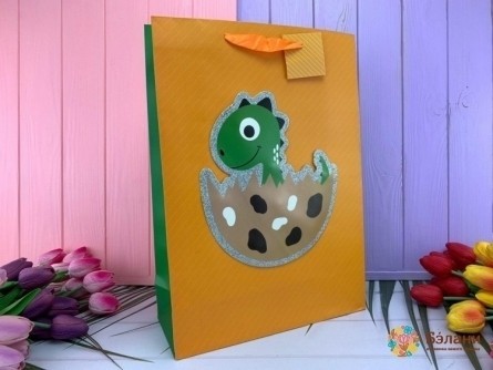 Подарочный пакет "Animals" Дракоша M