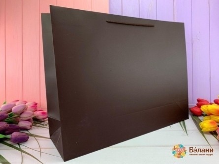 Подарочный пакет "Monochrome" шоколад XL