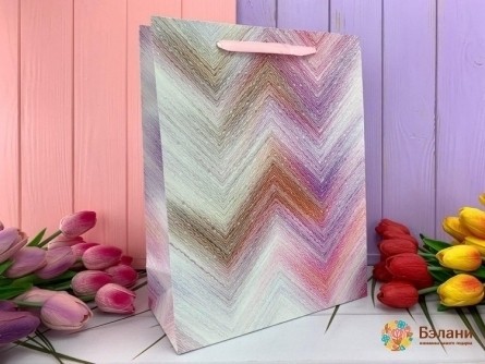 Подарочный пакет "Rainbow" M