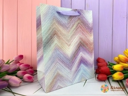 Подарочный пакет "Rainbow" M