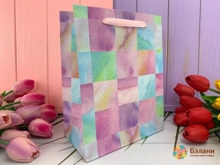 Подарочный пакет "Square" M