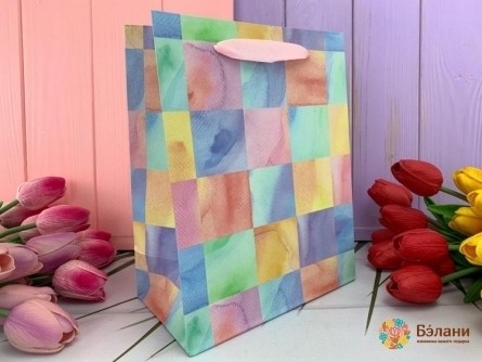 Подарочный пакет "Square" M