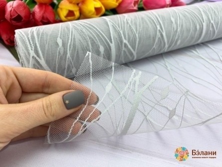 Сетка для цветов "Lines" серая