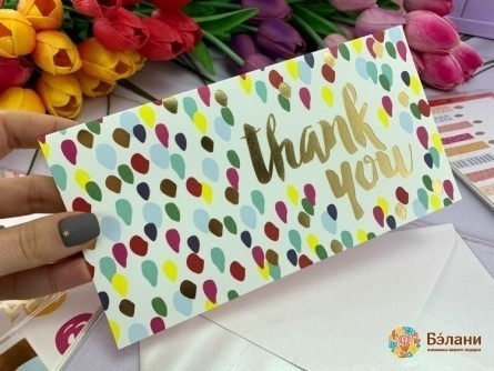 Открытка "Thank You" МИКС