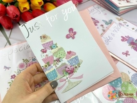 Открытка "BestWishes" МИКС