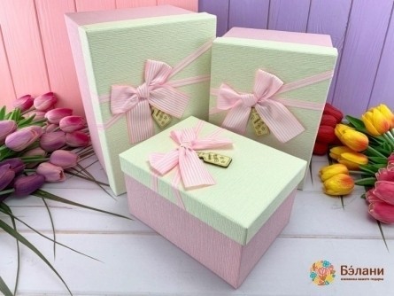 Подарочная коробка "Gifty#12" белая