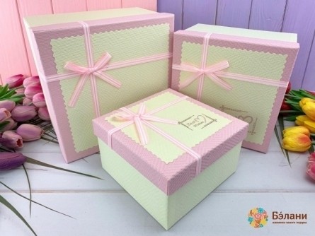 Подарункова коробка "BestWishes#4" біла