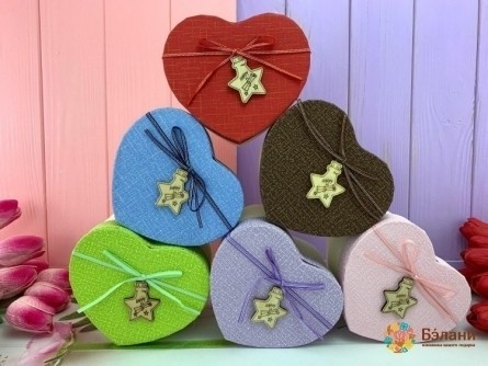 Набор подарочных коробок "Hearts"