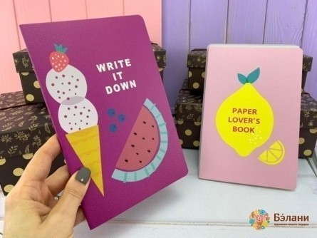 Блокнот "Fruity" A5 (32 листа) Микс