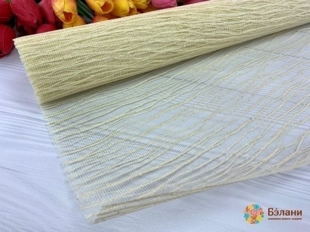 Сетка из полиэстера "Волны" молочная