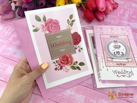 Открытка "Wedding #2" МИКС
