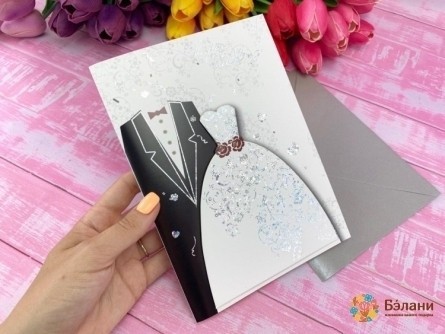 Открытка "Wedding #3" МИКС